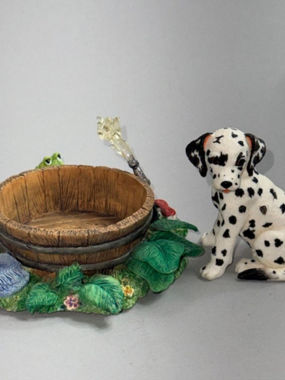 Vintage Dalmatian Figurine Hamilton Puppy Dog Anthropomorphic Spot Takes Bath - Picture 3 of 5